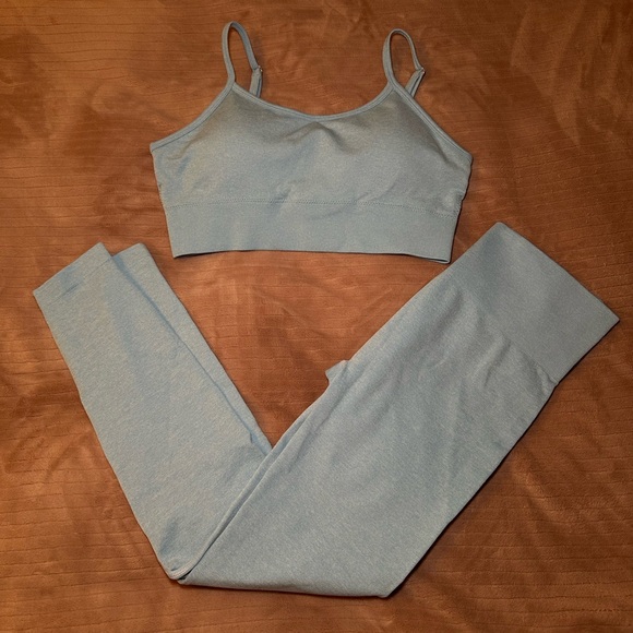 Light Blue Workout Set - Picture 1 of 8